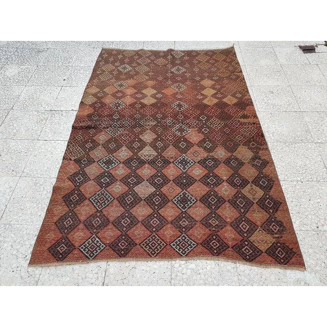 Vintage Türk Sumak Halı 128 x 190 cm