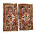 Vintage Uşak Yastık Halı 2'li Set 52 x 93 cm