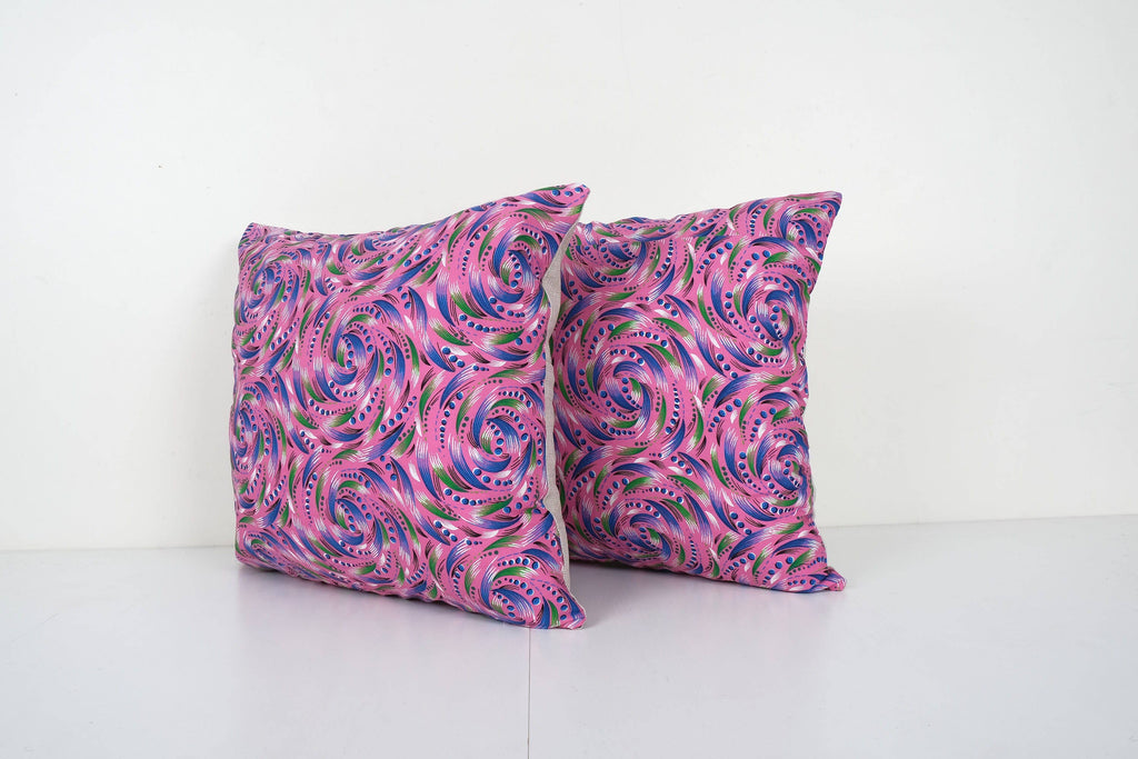 Özbek Baskılı Kırlent Kılıfı 2'li Set 50 x 50 cm