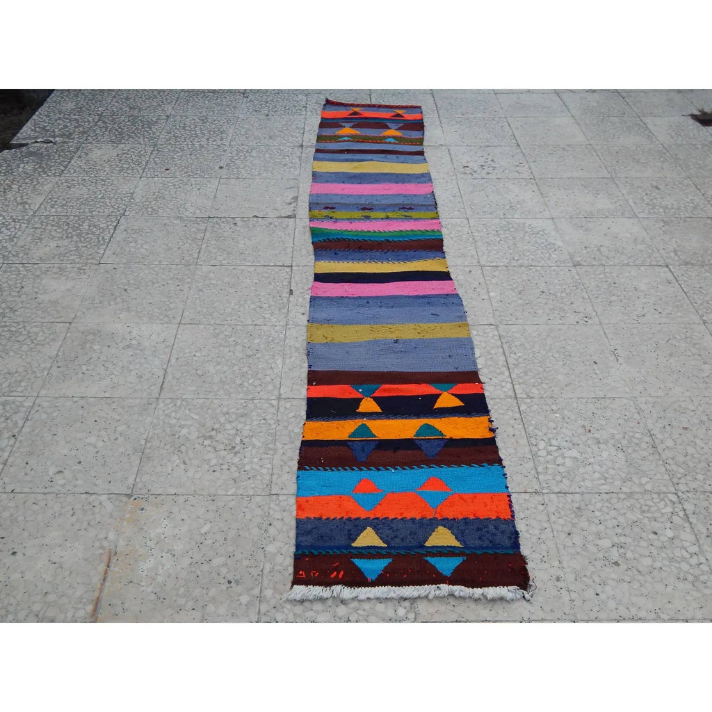 Vintage Kilim Yolluk 47 x 248 cm