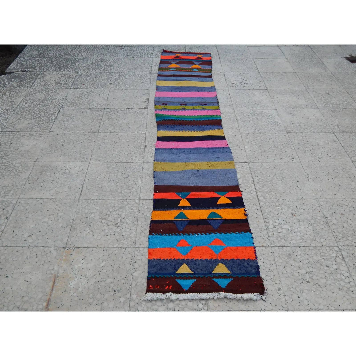 Vintage Kilim Yolluk 47 x 248 cm