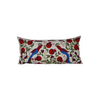 Kuş Desenli Suzani Kırlent Kılıfı 42 x 85 cm