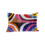 İpek Ikat Kadife Kırlent Kılıfı 2'li Set 40 x 60 cm