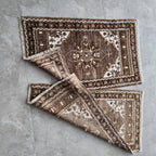 Vintage Türk Yastık Halı 2'li Set 53 x 90 cm