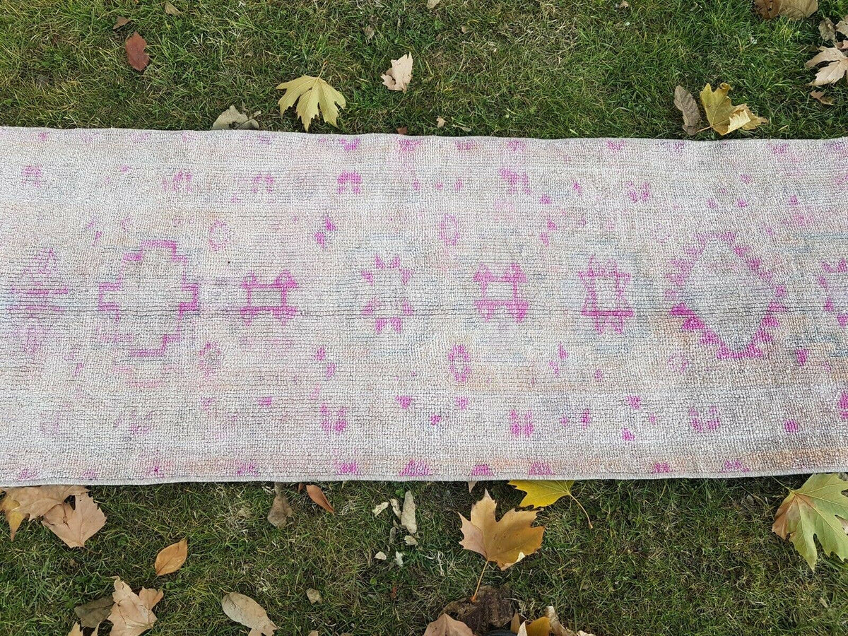 Vintage Herki Halı Yolluk 63 x 425 cm