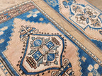 Vintage Türk Yastık Halı 2'li Set 43 x 99 cm