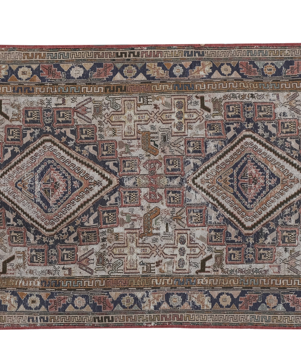 Vintage Sumak Kilim 111 x 204 cm