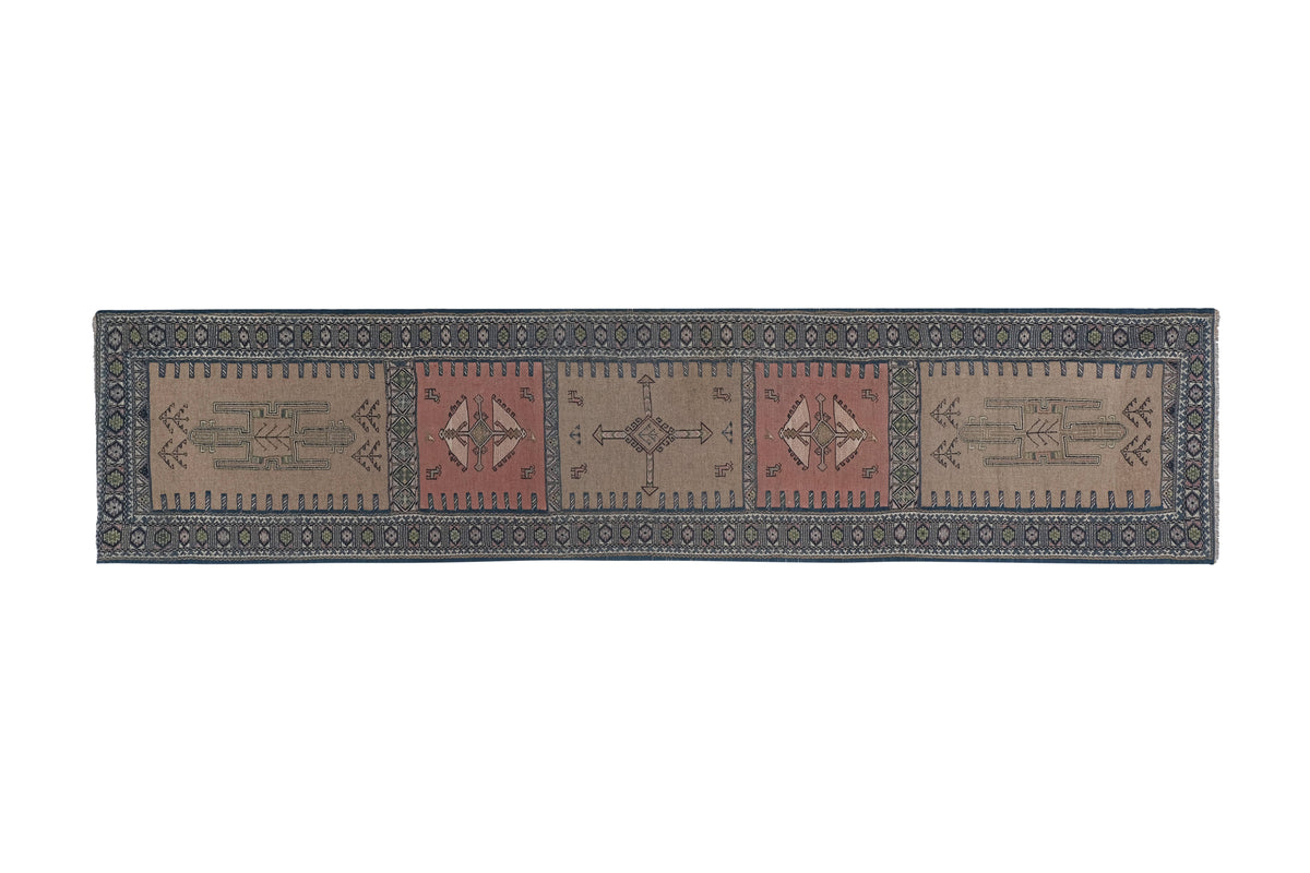 Vintage Türk Yolluk 95 x 405 cm