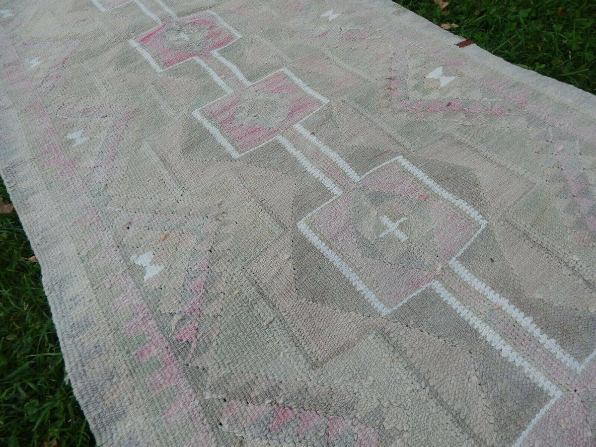 Vintage Herki Kilim Yolluk 88 x 292 cm
