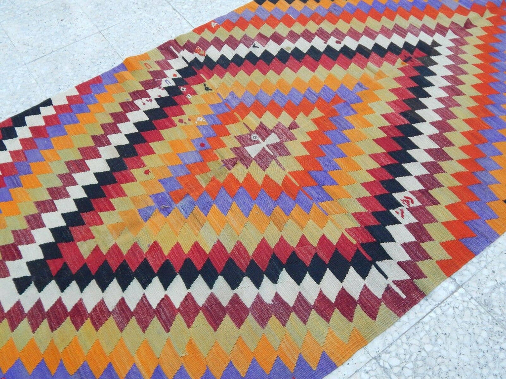 Vintage Türk Halı 126 x 327 cm