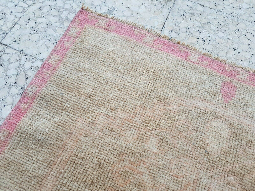 Vintage Uşak Halı 72 x 58 cm