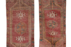 Vintage Uşak Yastık Halı 2'li Set 48 x 106 cm
