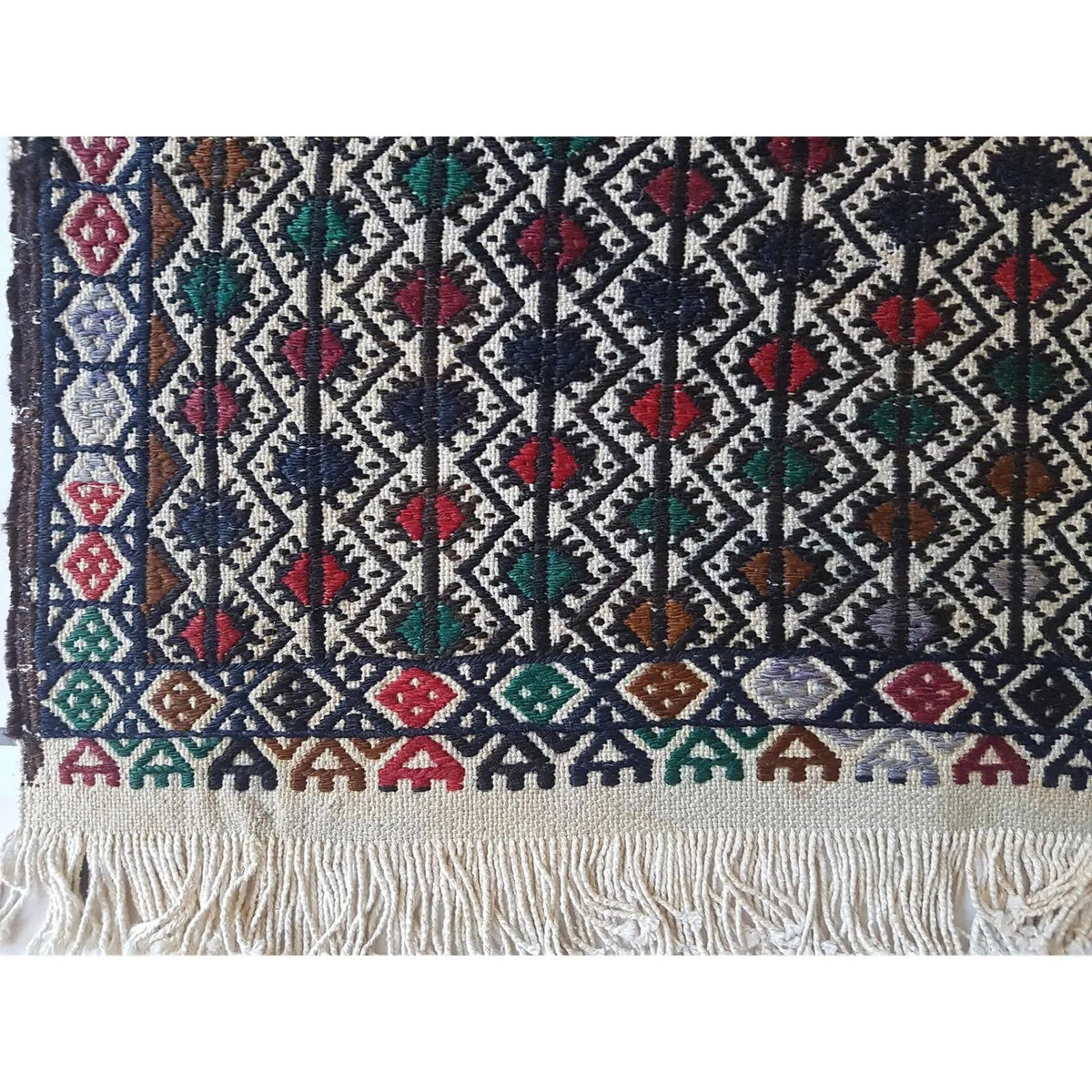 Vintage Kilim Yastık Halı 51 x 81 cm