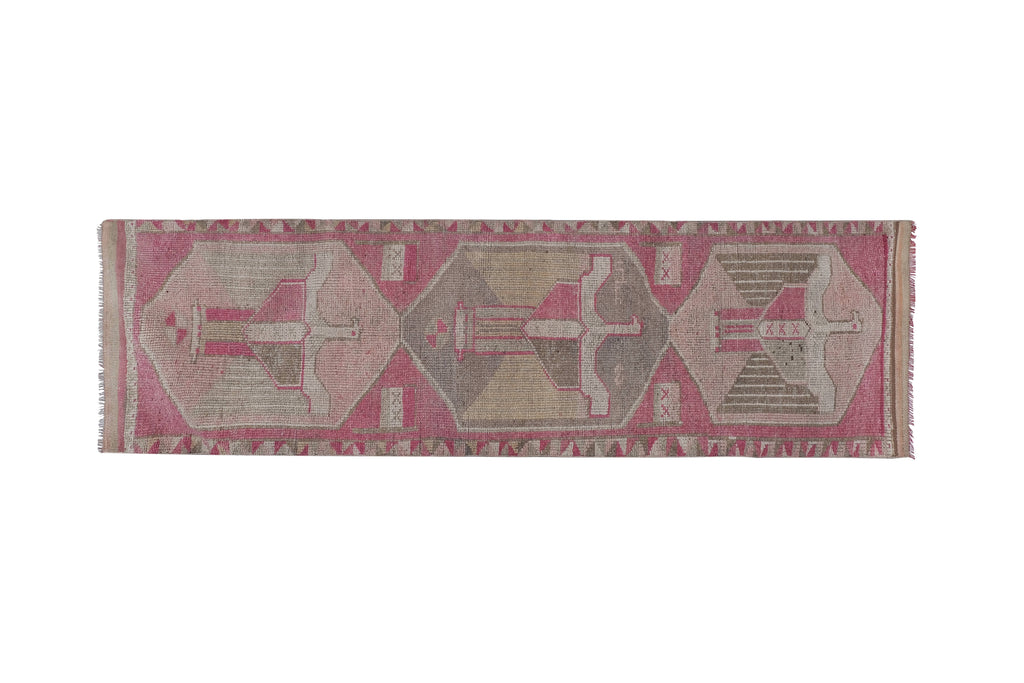 Vintage Türk Halı Yolluk 103 x 351 cm