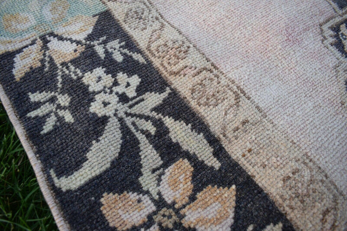 Vintage Uşak Halı 142 x 405 cm