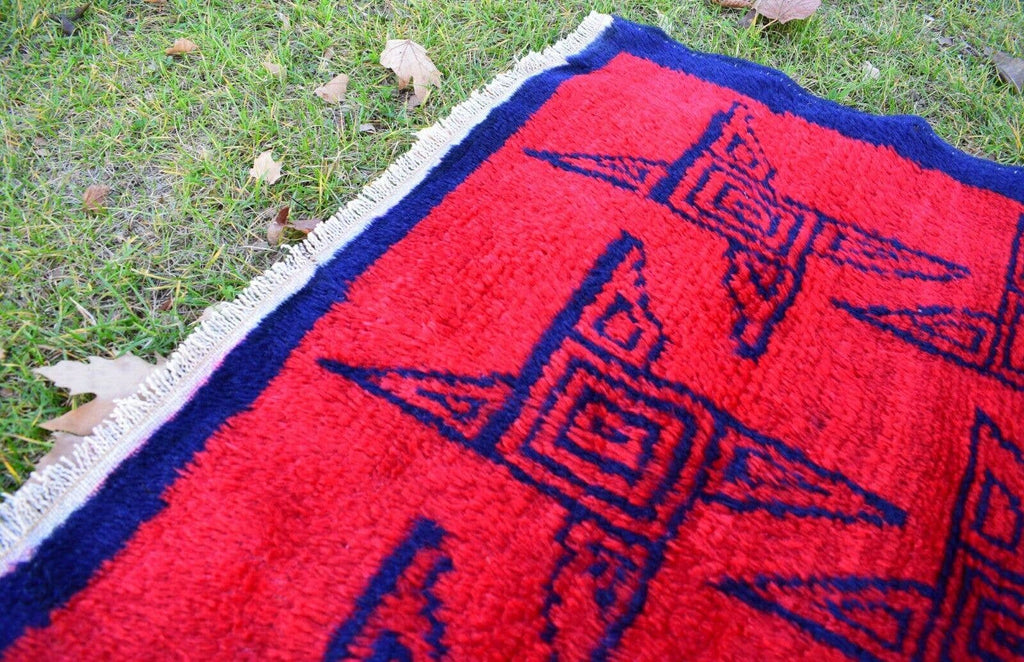 Vintage Türk Tulu Halı 114 x 182 cm
