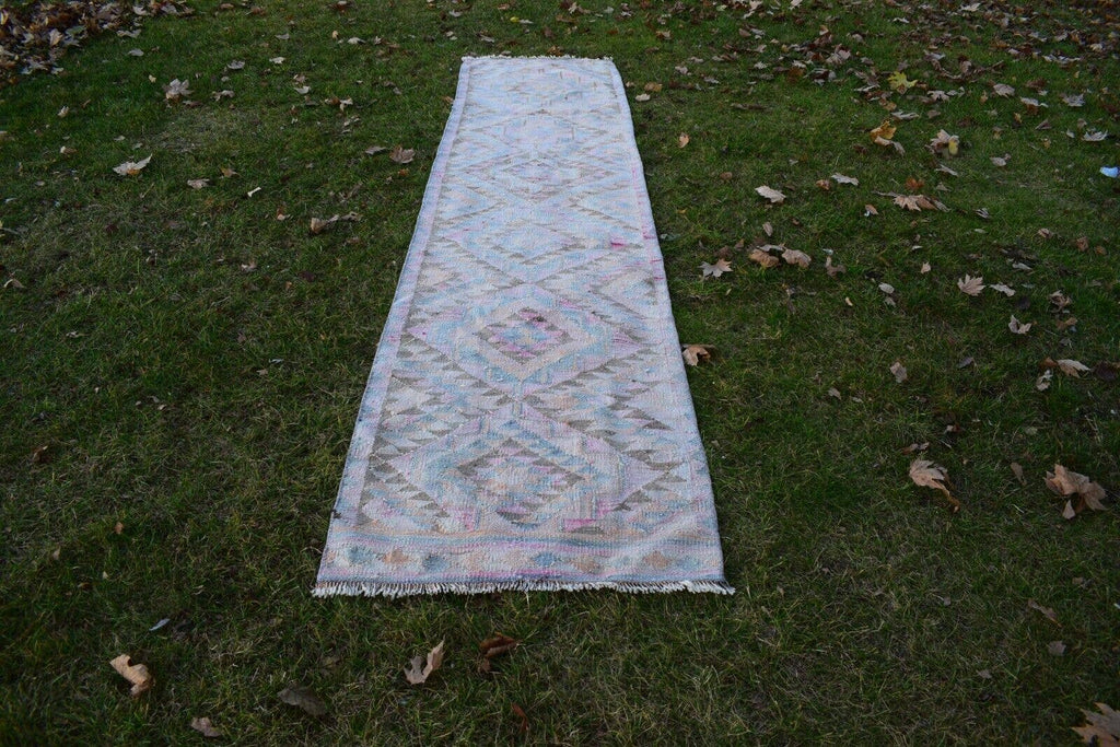 Vintage Herki Kilim Yolluk 76 x 350 cm