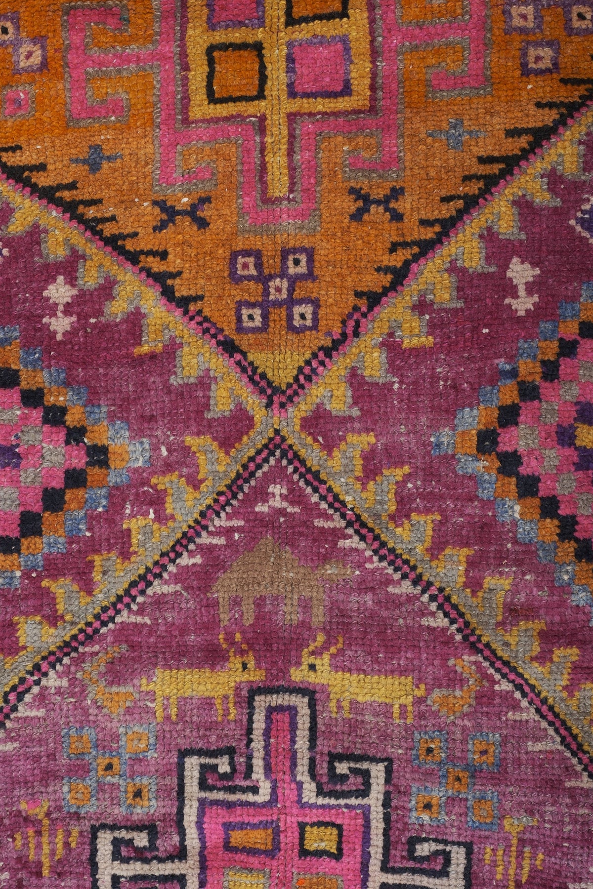 Vintage Herki Halı Yolluk 127 x 370 cm