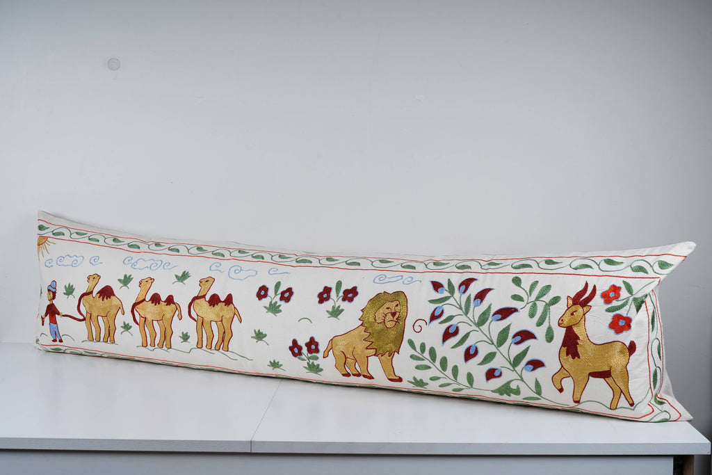 Suzani Kırlent Kılıfı 45 x 180 cm