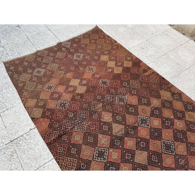 Vintage Türk Sumak Halı 128 x 190 cm