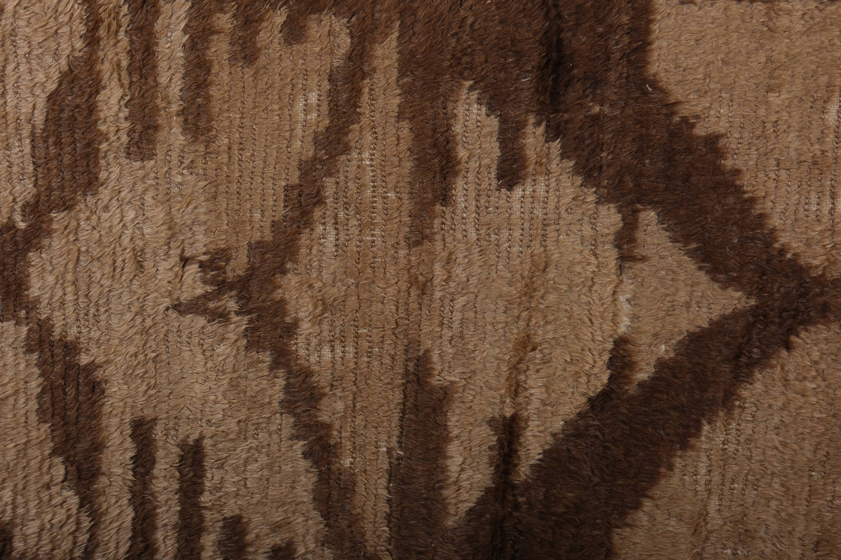Vintage Türk Damalı Tulu Halı 72 x 142 cm