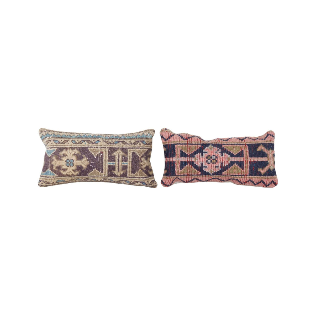 Halı Kırlent Kılıfı 2'li Set 25 x 50 cm