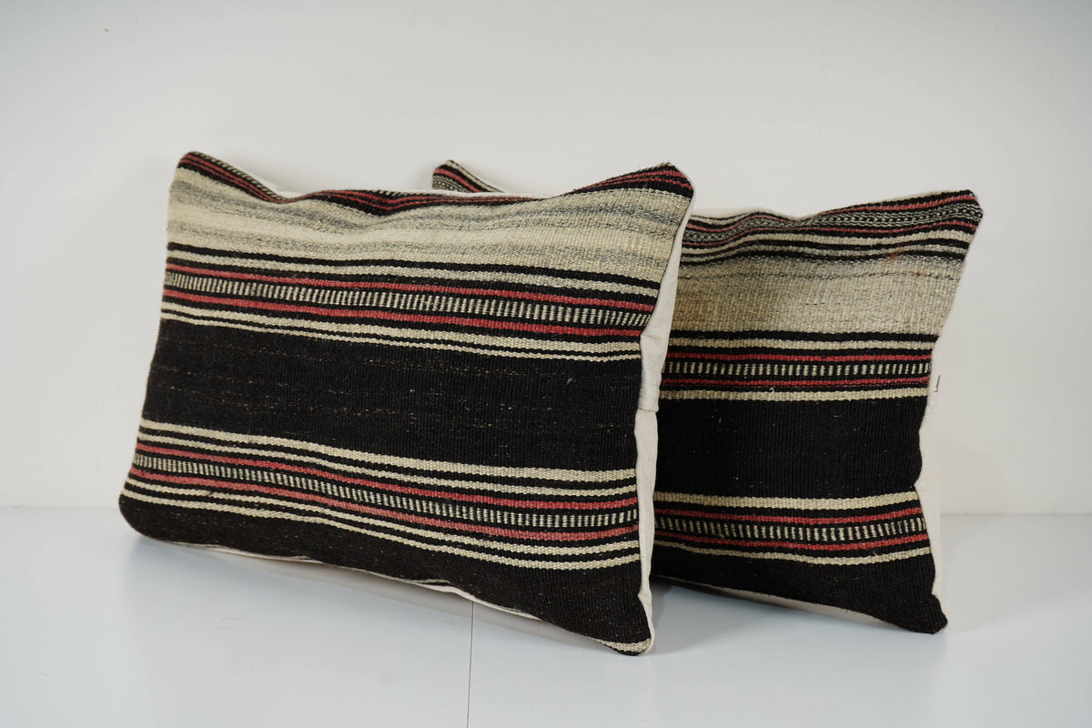 Kilim Kırlent Kılıfı 2'li Set 40 x 60 cm