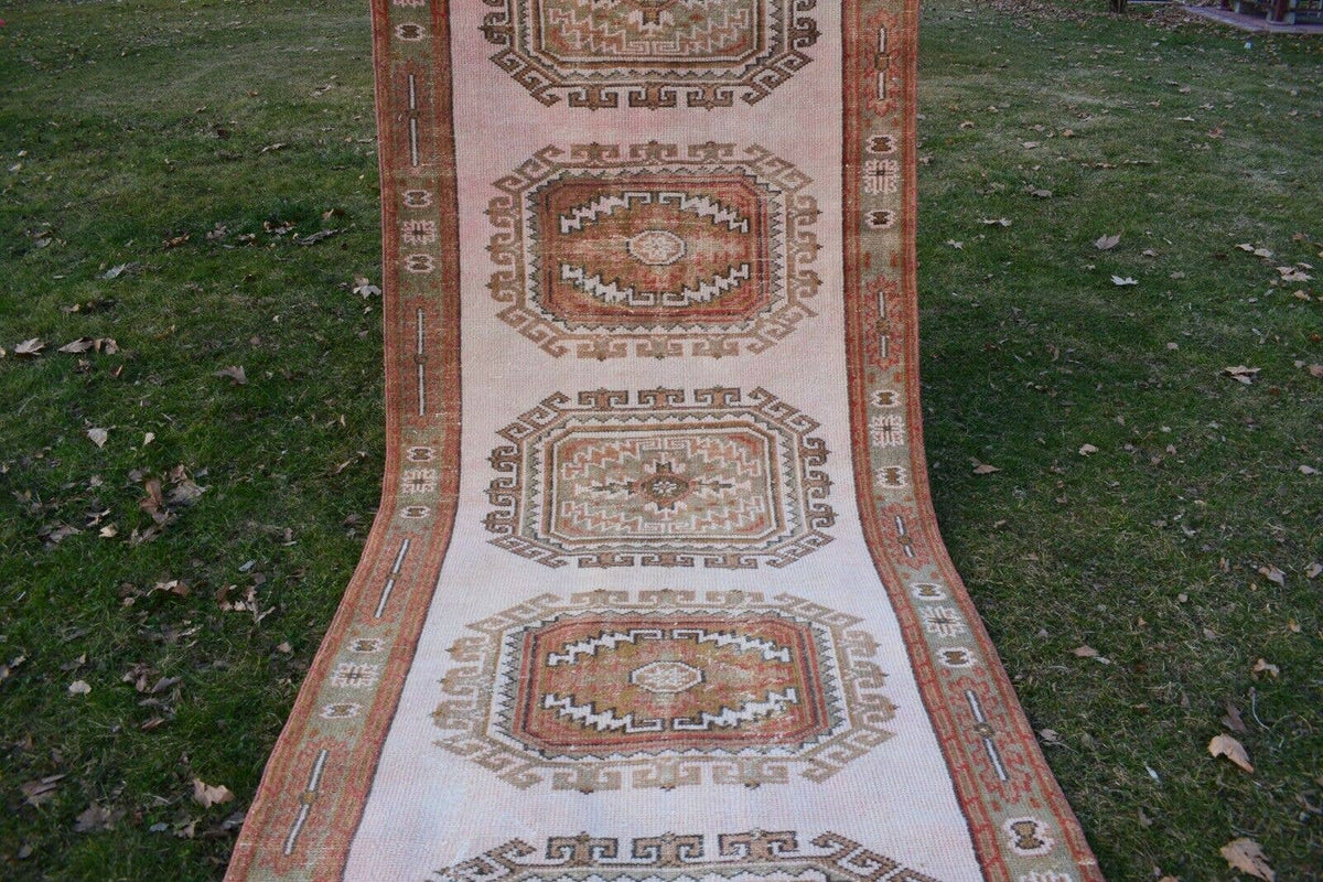 Vintage Uşak Yolluk 133 x 377 cm