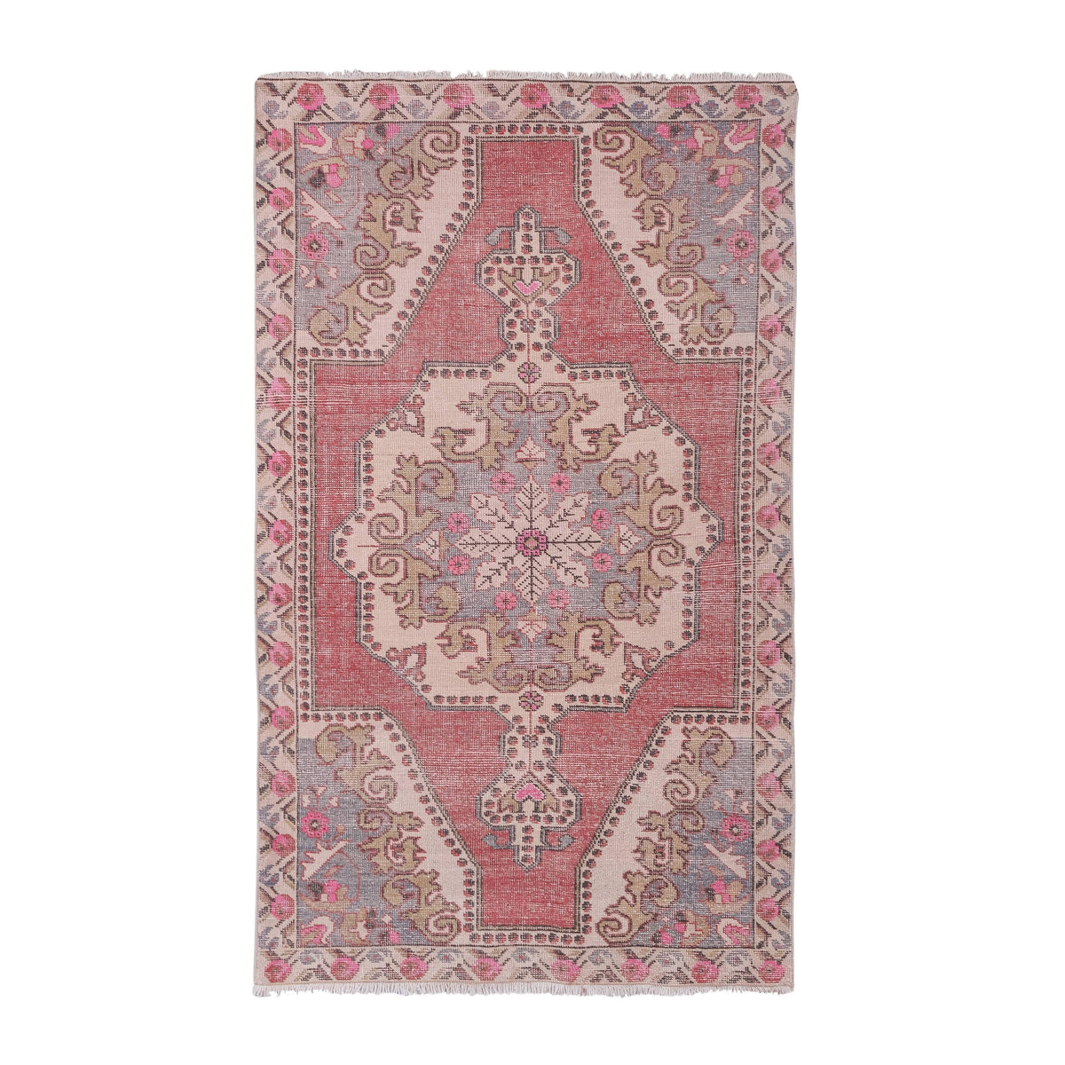 Vintage Uşak Halı 132 x 216 cm