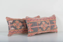 Halı Kırlent Kılıfı 2'li Set 28 x 57 cm