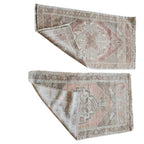 Vintage Türk Yastık Halı 2'li Set 54 x 97 cm
