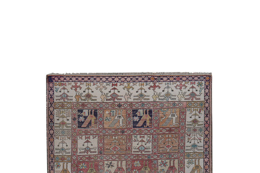 Vintage Sumak Kilim 125 x 177 cm