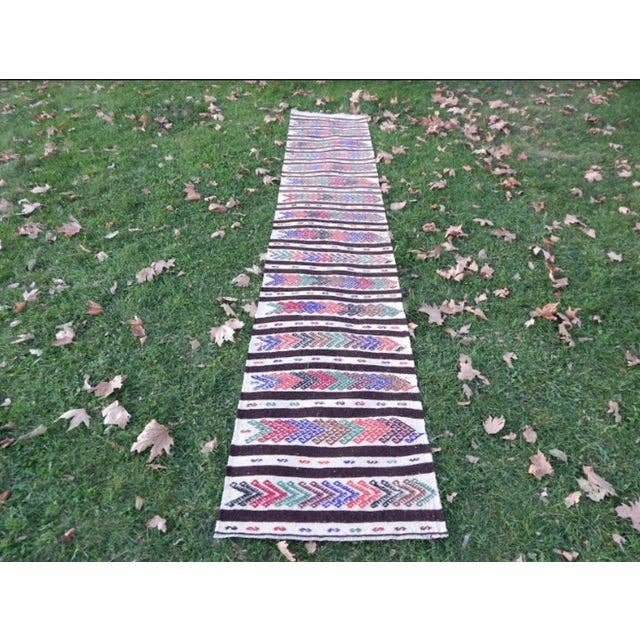 Vintage Türk Halı Yolluk 62 x 332 cm
