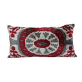 İpek Ikat Kadife Kırlent Kılıfı 32 x 60 cm