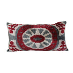 İpek Ikat Kadife Kırlent Kılıfı 32 x 60 cm