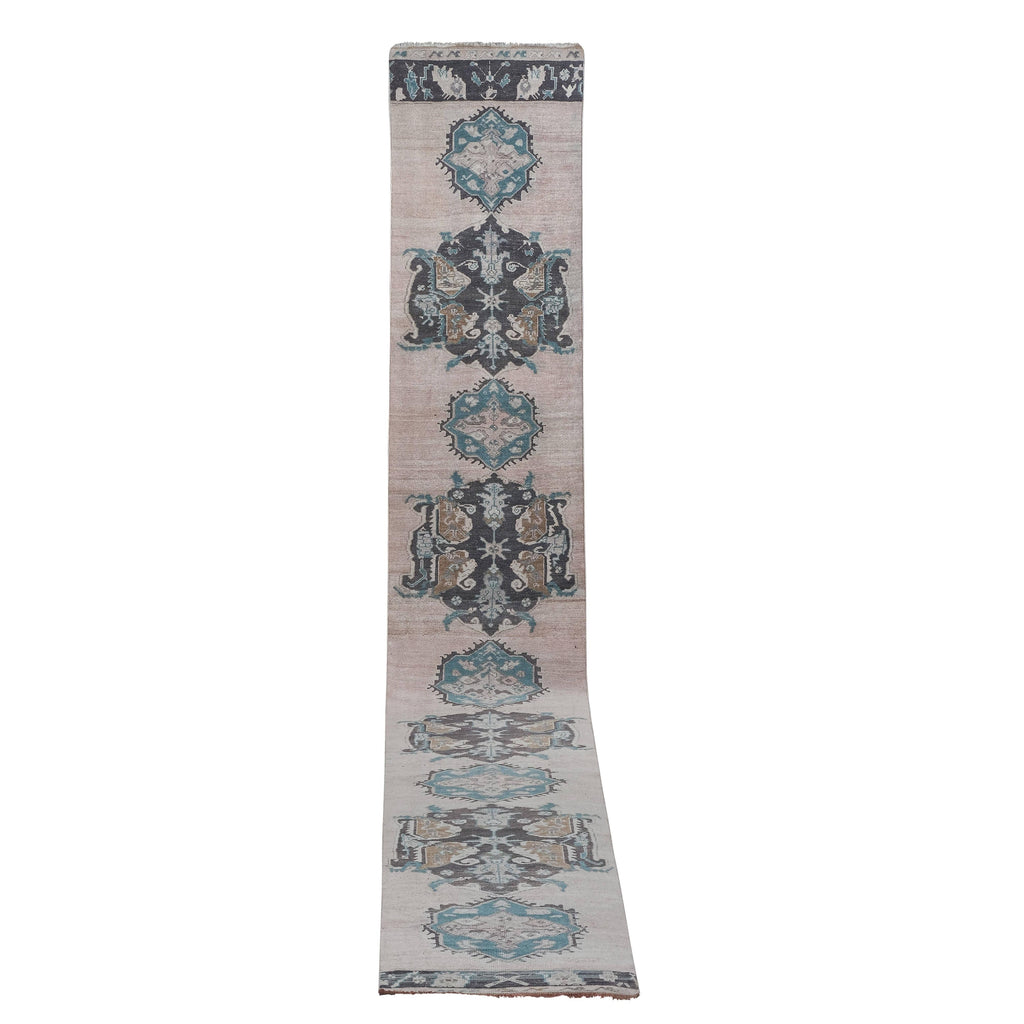 Vintage Türk Halı Yolluk 93 x 614 cm