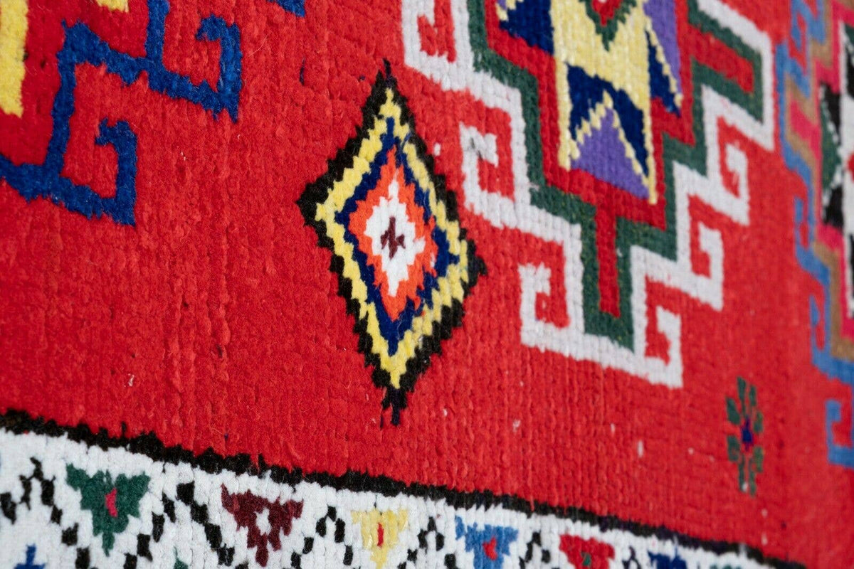 Vintage Herki Halı Yolluk 74 x 368 cm