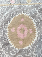 El İşlemesi Suzani Duvar Örtüsü 130 x 145 cm