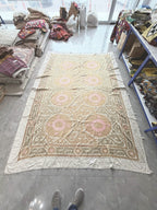 El İşlemesi Suzani Duvar Örtüsü 245 x 335 cm