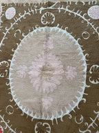 El İşlemesi Suzani Duvar Örtüsü 137 x 156 cm