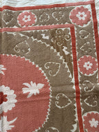 El İşlemesi Suzani Duvar Örtüsü 133 x 134 cm