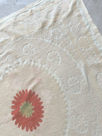 El İşlemesi Suzani Duvar Örtüsü 140 x 140 cm