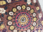 El İşlemesi Suzani Duvar Örtüsü 135 x 280 cm