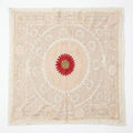 El İşlemesi Suzani Duvar Örtüsü 140 x 140 cm