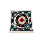 El İşlemesi Suzani Duvar Örtüsü 130 x 136 cm