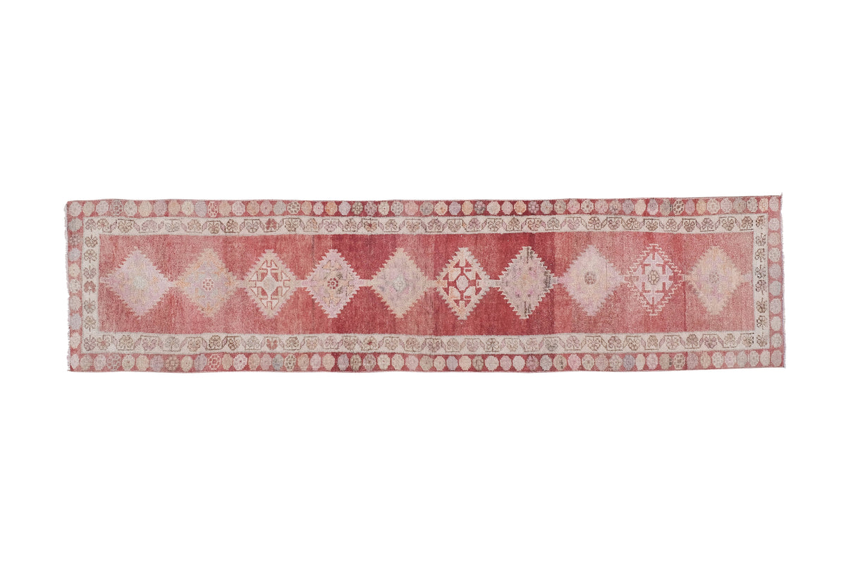 Vintage Herki Halı Yolluk 90 x 375 cm