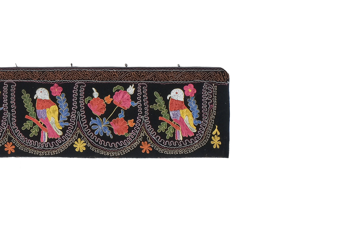 Papağan Desenli Suzani Yolluk 47 x 377 cm