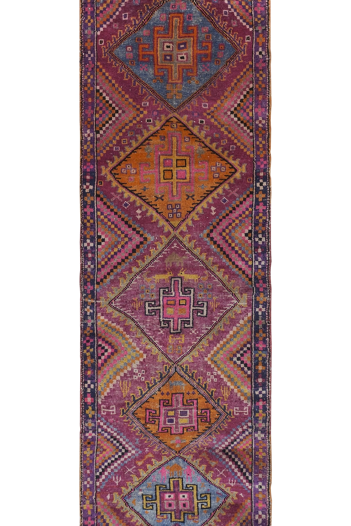 Vintage Herki Halı Yolluk 127 x 370 cm