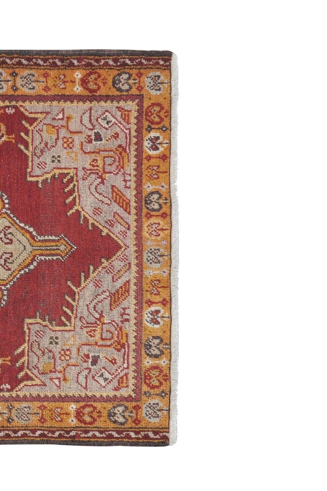 Vintage Türk Halı 92 x 133 cm