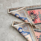 Vintage Türk Yastık Halı 2'li Set 49 x 81 cm